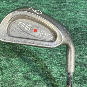 Vintage Ping Eye 2 9 Iron Red Dot JZ Steel Shaft Golf Pride Grip RH USA